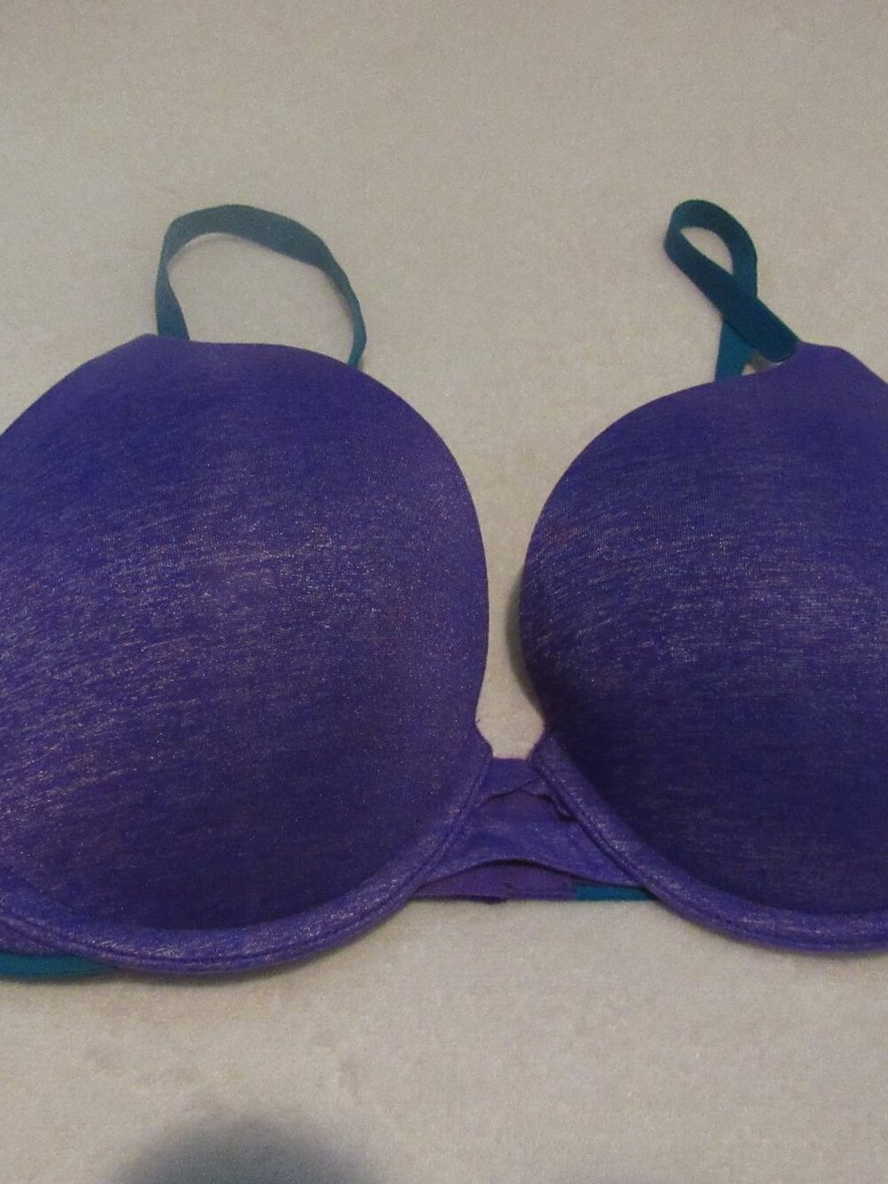Victoria's Secret Purple Perfect Shape Bra 36C USED